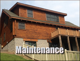  Blanch, North Carolina Log Home Maintenance